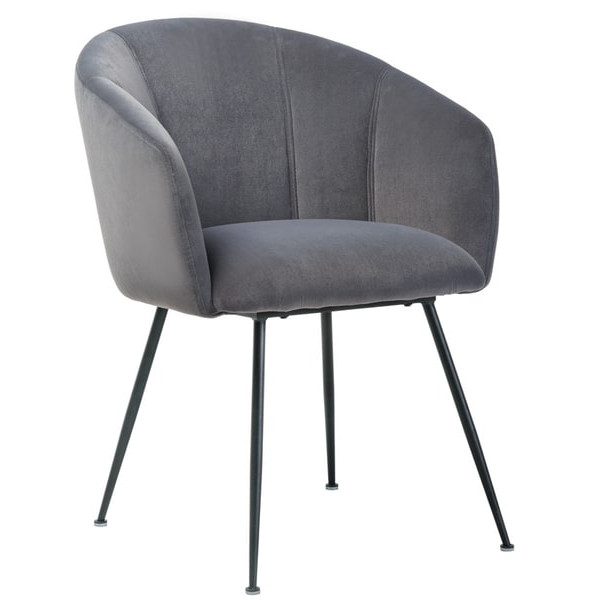 Стул кресло Vetro Mebel M-60 Серый вельвет-0