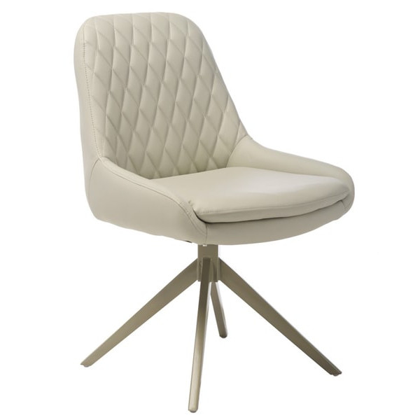 Поворотне крісло Vetro Mebel R-80 Світло-сіре-0