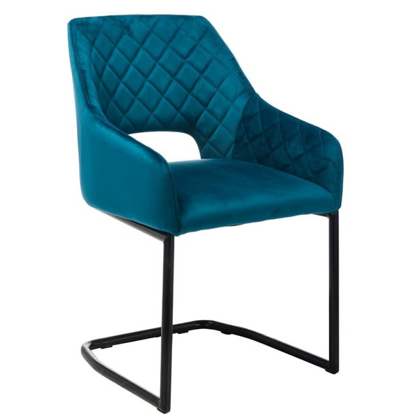 Стілець Vetro Mebel S-230 Лазурний вельвет-0