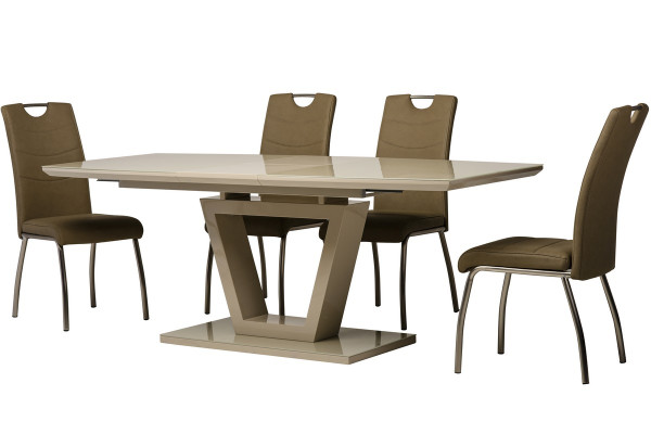 Стол раскладной обеденный Vetro Mebel TM-63 Капучино-0