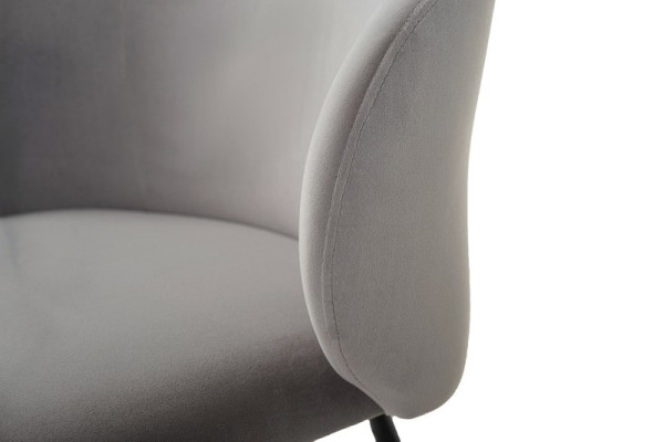 Стілець Vetro Mebel M-39 Сірий велюр-5