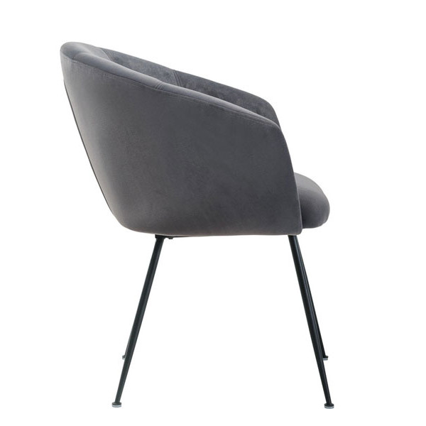 Стул кресло Vetro Mebel M-60 Серый вельвет-7