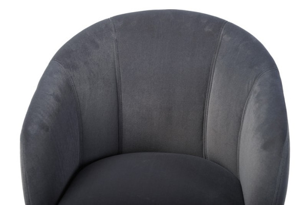 Стул кресло Vetro Mebel M-60 Серый вельвет-4