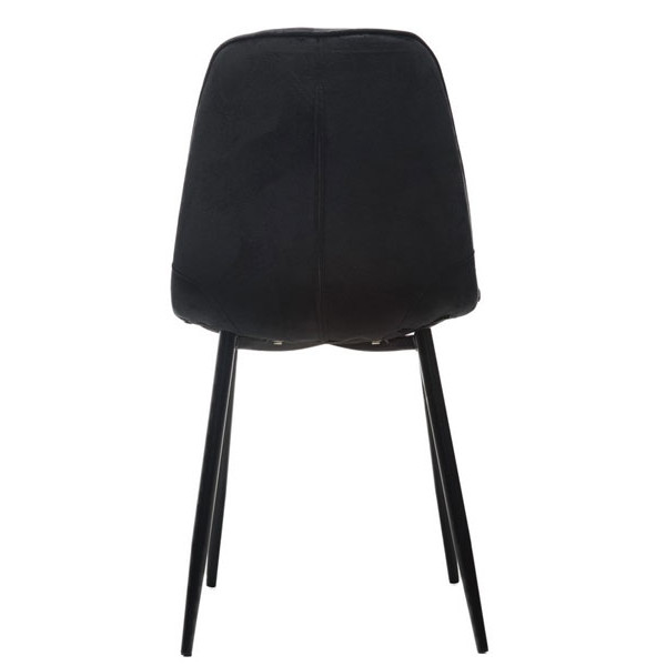 Стілець Vetro Mebel M-01-3 Чорний велюр-4