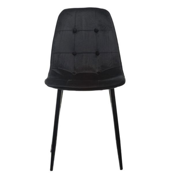 Стілець Vetro Mebel M-01-3 Чорний велюр-1