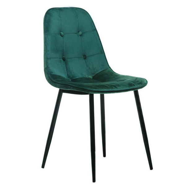 Стілець Vetro Mebel M-01-3 Смарагдовий велюр-0
