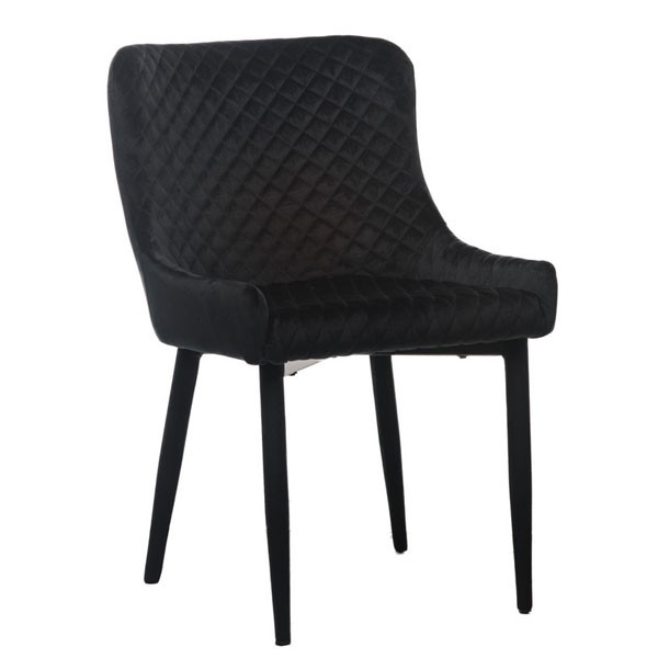 Стілець Vetro Mebel M-20 Чорний Велюр-0