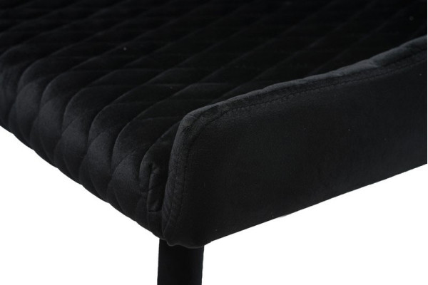 Стілець Vetro Mebel M-20 Чорний Велюр-9