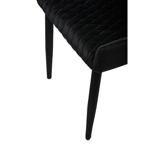 Стілець Vetro Mebel M-20 Чорний Велюр-10