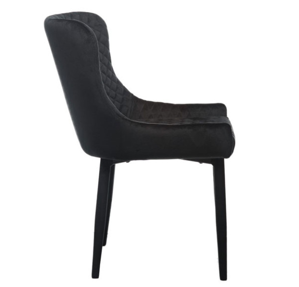Стілець Vetro Mebel M-20 Чорний Велюр-2
