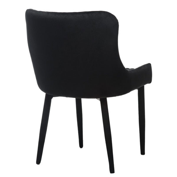 Стілець Vetro Mebel M-20 Чорний Велюр-3