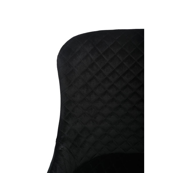 Стілець Vetro Mebel M-20 Чорний Велюр-6