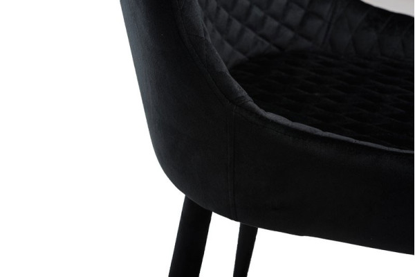 Стілець Vetro Mebel M-20 Чорний Велюр-8