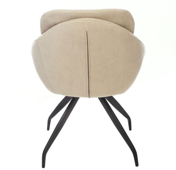 Поворотный стул Vetro Mebel R-65 Молочный-4