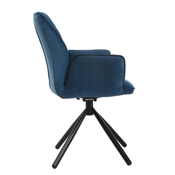 Стул Vetro Mebel M-34 Лазурный поворотный-1