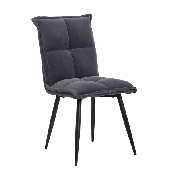 Стілець Vetro Mebel N-130 Сірий вельвет-0