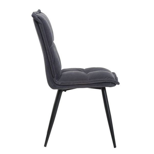 Стілець Vetro Mebel N-130 Сірий вельвет-1