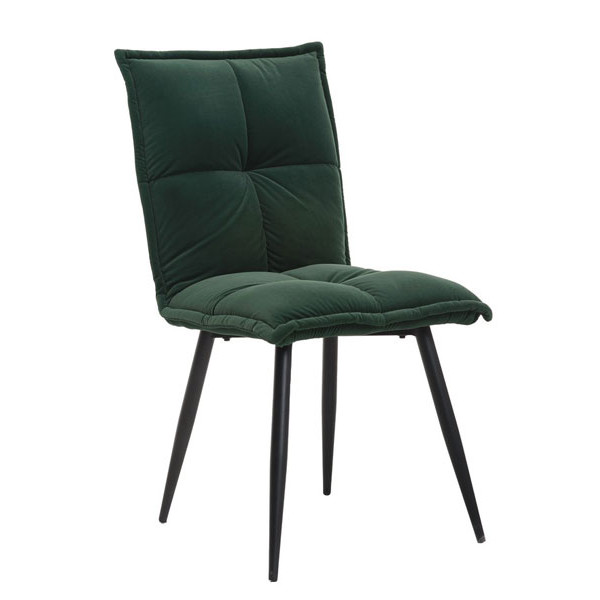 Стул Vetro Mebel N-130 Темно-зеленый вельвет-0