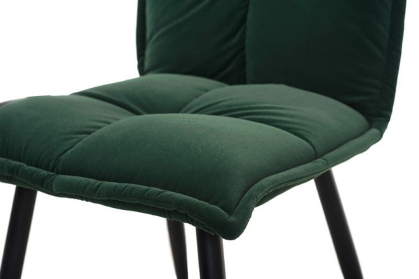 Стул Vetro Mebel N-130 Темно-зеленый вельвет-6