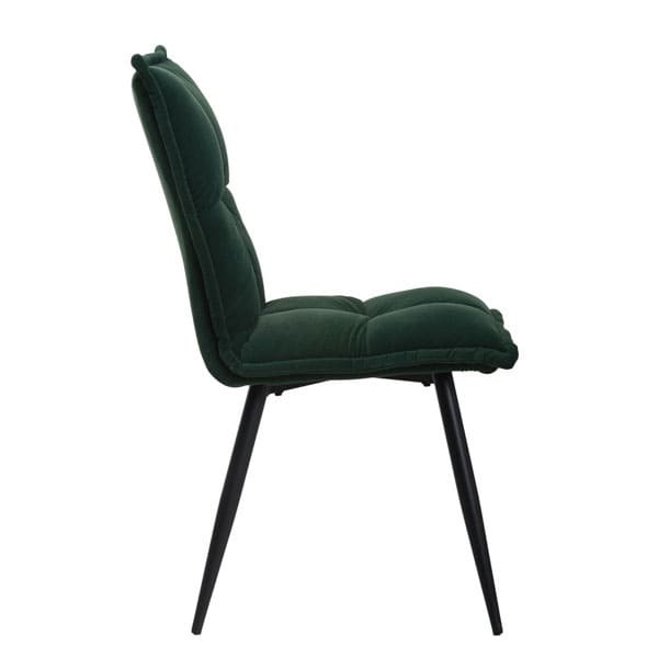 Стул Vetro Mebel N-130 Темно-зеленый вельвет-1
