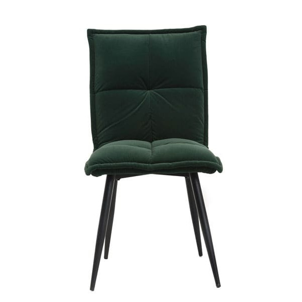 Стул Vetro Mebel N-130 Темно-зеленый вельвет-2
