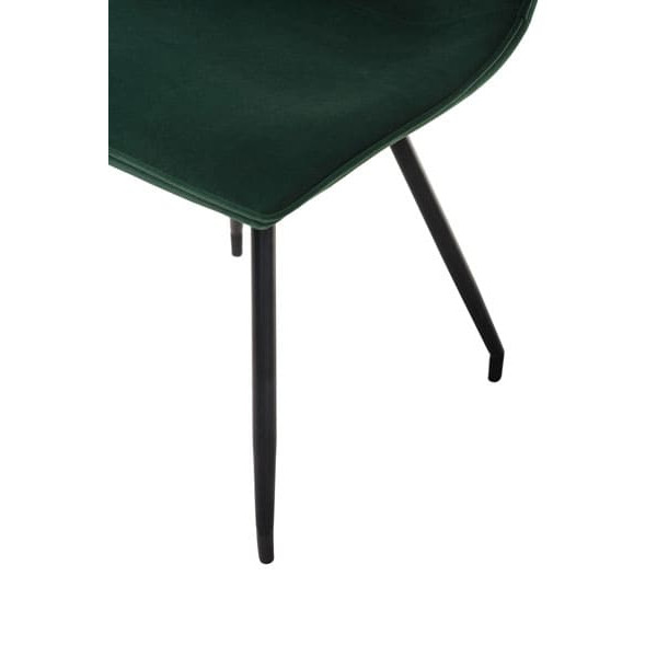 Стул Vetro Mebel N-76 Темно-зеленый вельвет-8