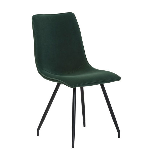 Стул Vetro Mebel N-76 Темно-зеленый вельвет-0