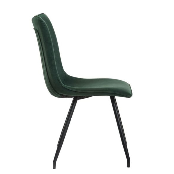 Стул Vetro Mebel N-76 Темно-зеленый вельвет-1