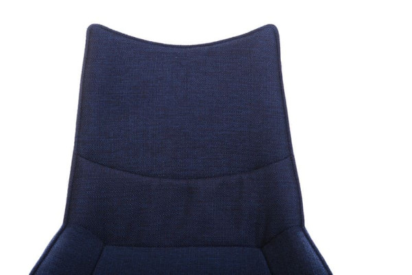 Стілець поворотний Vetro Mebel R-55 Чорно-синій-5