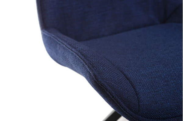 Стілець поворотний Vetro Mebel R-55 Чорно-синій-4
