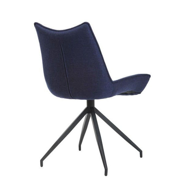 Стілець поворотний Vetro Mebel R-55 Чорно-синій-8