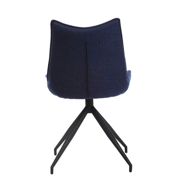 Стілець поворотний Vetro Mebel R-55 Чорно-синій-3