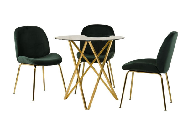 Обеденный стол Vetro Mebel T-313 Золото-7