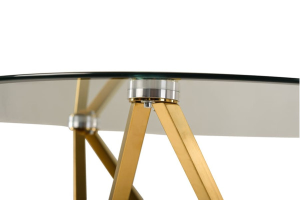 Обеденный стол Vetro Mebel T-313 Золото-4