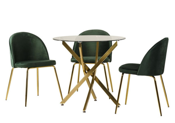 Обеденный стол Vetro Mebel T-314 Золото-7