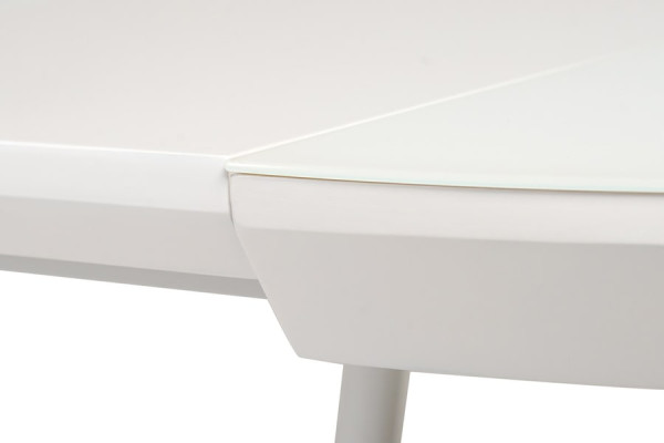 Раскладной обеденный стол Vetro Mebel TM-175 Матовый Белый-3
