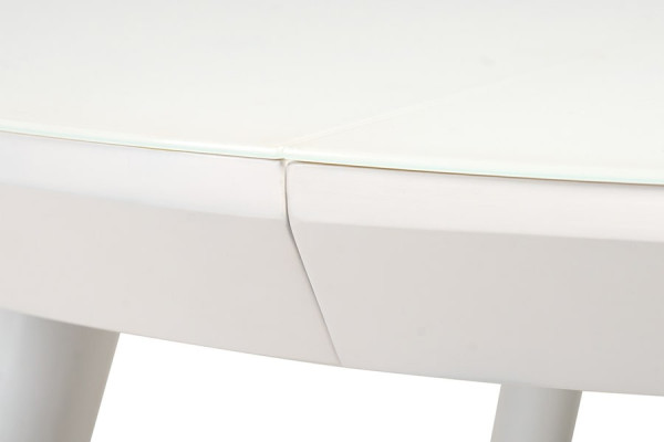 Раскладной обеденный стол Vetro Mebel TM-175 Матовый Белый-4