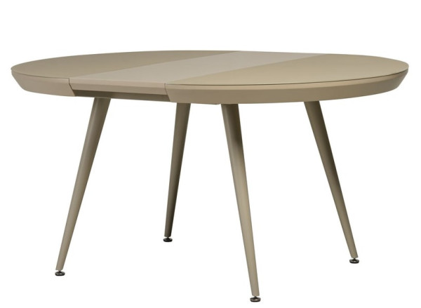 Раскладной обеденный стол Vetro Mebel TM-175 Матовый Капучино-1