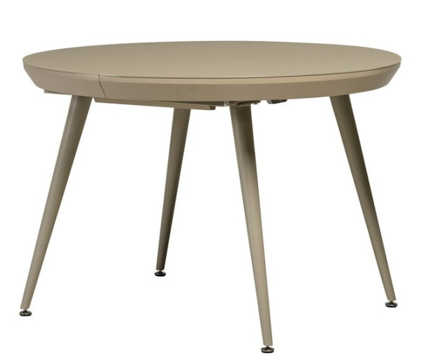 Раскладной обеденный стол Vetro Mebel TM-175 Матовый Капучино-0