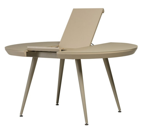 Раскладной обеденный стол Vetro Mebel TM-175 Матовый Капучино-2