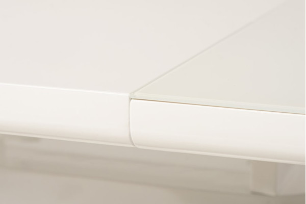 Розкладний обідній стіл Vetro Mebel TM-52-1 Білий-3