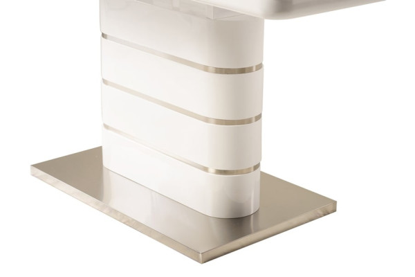 Розкладний обідній стіл Vetro Mebel TM-52-1 Білий-4