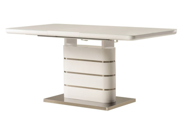 Розкладний обідній стіл Vetro Mebel TM-52-1 Білий-1