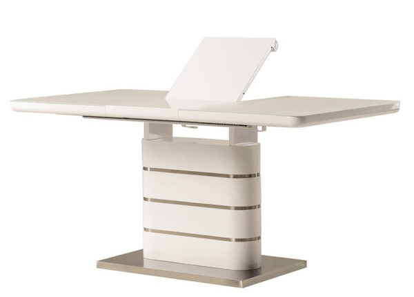 Розкладний обідній стіл Vetro Mebel TM-52-1 Білий-2