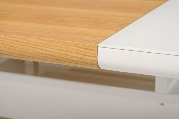 Раскладной обеденный стол Vetro Mebel TM-59-1 Белый-3