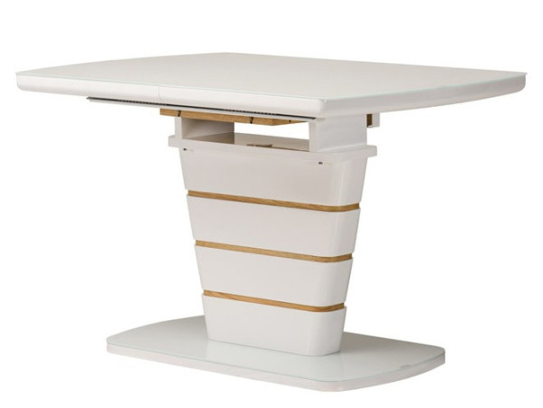 Раскладной обеденный стол Vetro Mebel TM-59-1 Белый-0