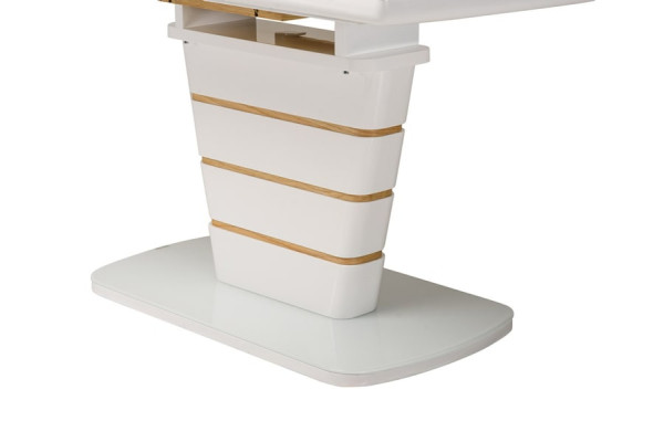 Раскладной обеденный стол Vetro Mebel TM-59 Белый-6