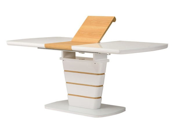 Раскладной обеденный стол Vetro Mebel TM-59 Белый-2