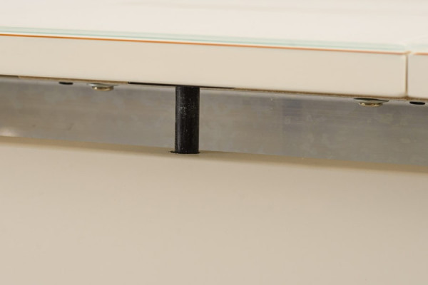 Раскладной обеденный стол Vetro Mebel TM-79 Матовый Молочный-6