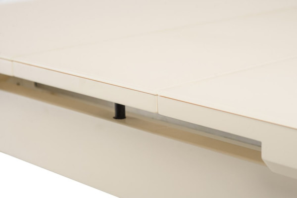 Раскладной обеденный стол Vetro Mebel TM-79 Матовый Молочный-7